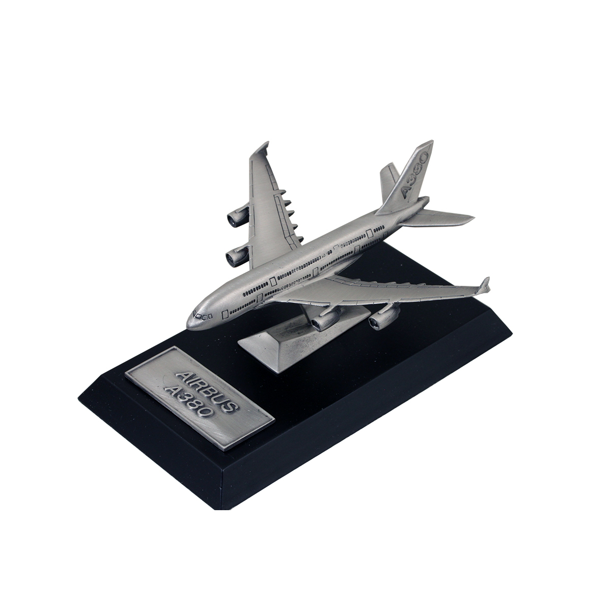 Airbus A380 Desk Model - Pewter