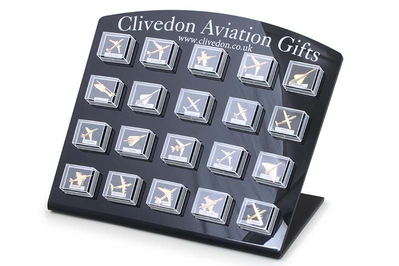 Aviation gifts display